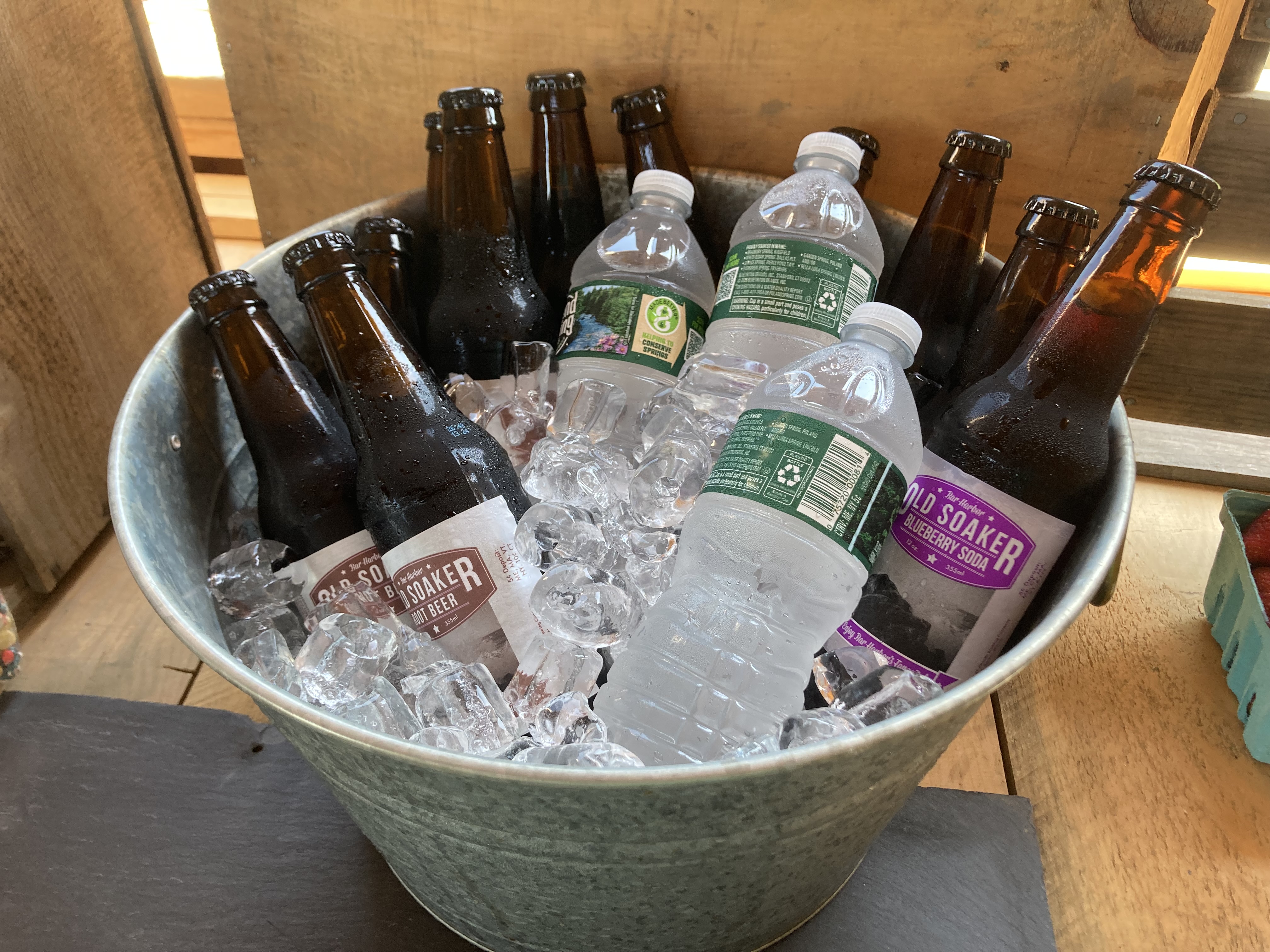 Old Soaker Root Beer and Blueberry Soda at Orchard View Farm Market